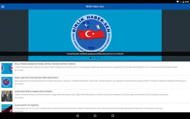 Birlik Haber-Sen android App screenshot 0